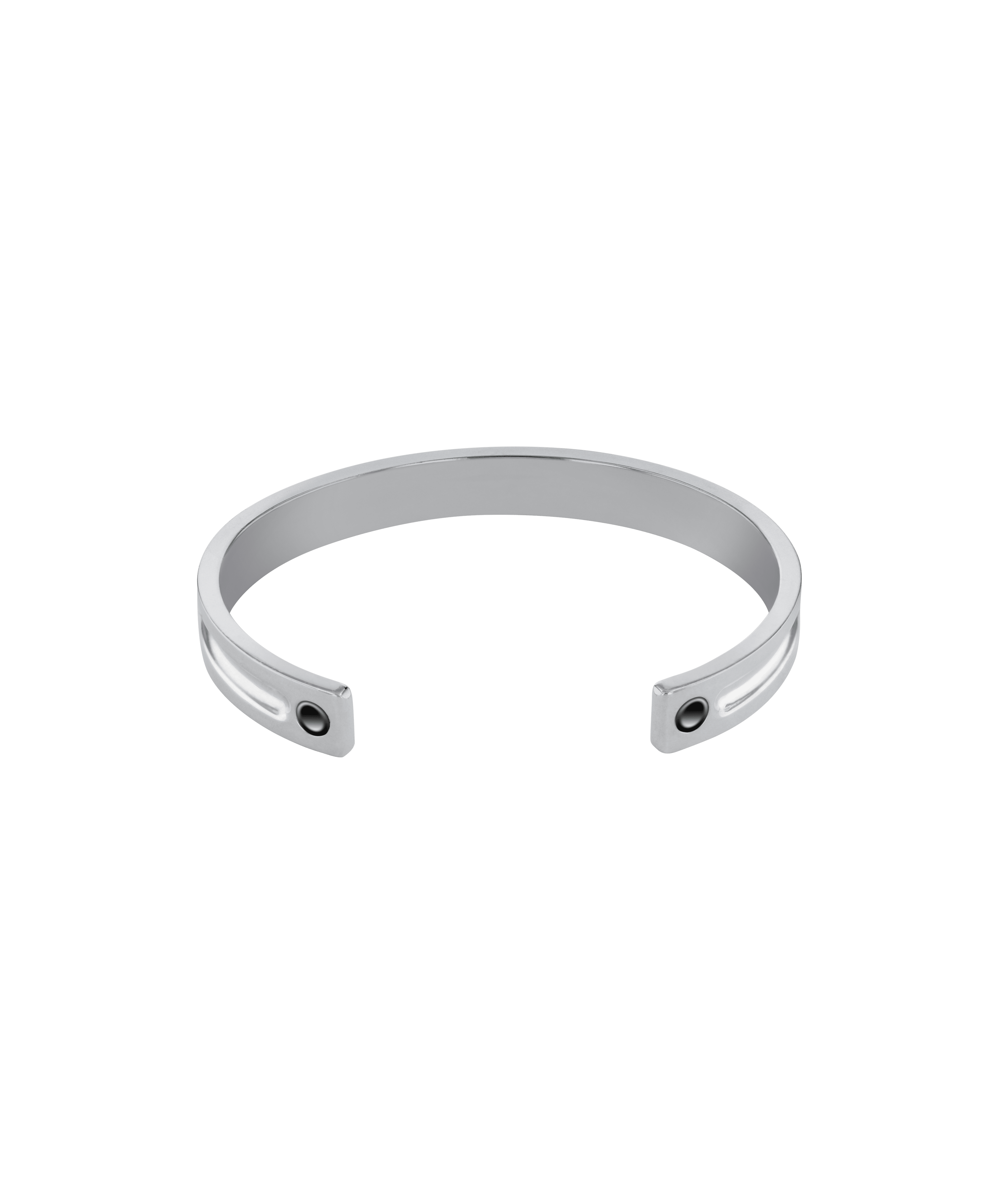 Silver Classic Screw Cuff Bracelet | BIJOUONE